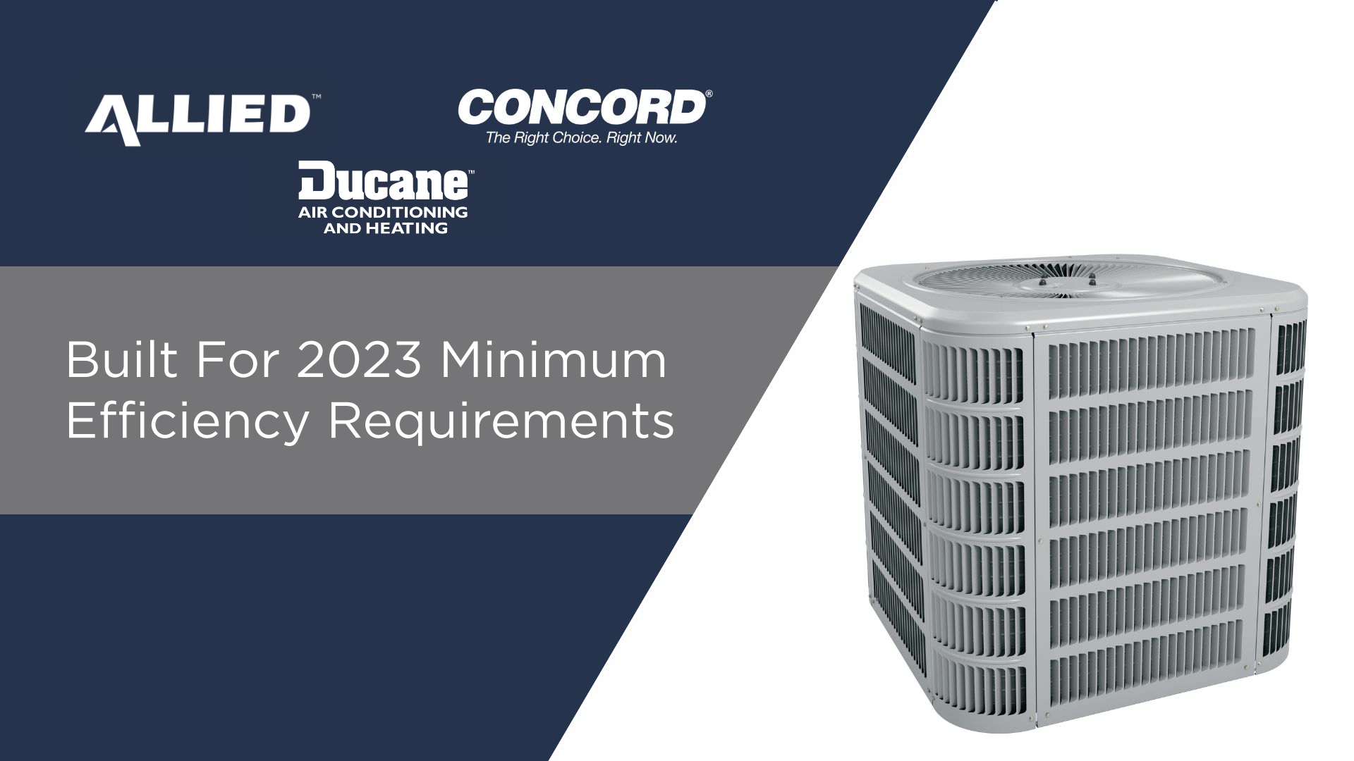  Allied Air Enterprises Keeps Independent Distribution Ahead of the Curve with Early Introduction of 17 SEER Air Conditioner Under Concord®, Ducane™ and Allied™ Brands 